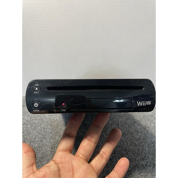 Nintendo Wii U Deluxe 32GB Handheld System - Black (WUP-101(02)) - Picture 1 of 10